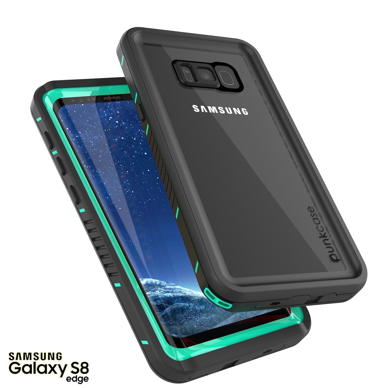 Galaxy S8 Waterproof Case, Punkcase [Extreme Series] [Slim Fit] [IP68 Certified] [Shockproof] [Snowproof] [Dirproof] Armor Cover W/ Built In Screen Protector for Samsung Galaxy S8 [Teal] - PunkCase NZ