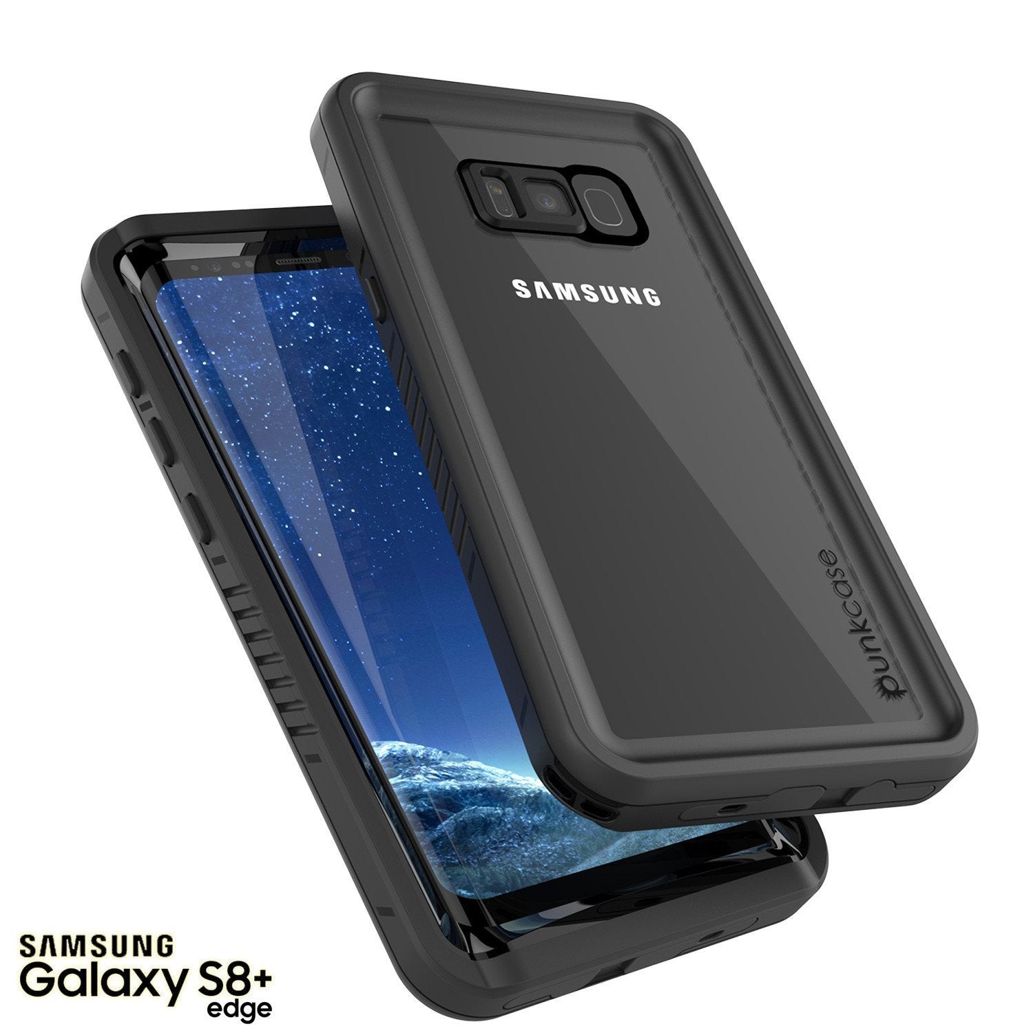 Galaxy S8 Plus Waterproof Case, Punkcase [Extreme Series] [Slim Fit] [IP68 Certified] [Shockproof] [Snowproof] [Dirproof] Armor Cover [Black] - PunkCase NZ
