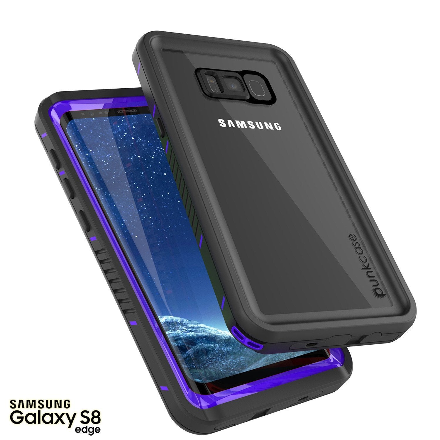 Galaxy S8 Waterproof Case, Punkcase [Extreme Series] [Slim Fit] [IP68 Certified] [Shockproof] [Snowproof] [Dirproof] Armor Cover W/ Built In Screen Protector for Samsung Galaxy S8 [Purple] - PunkCase NZ