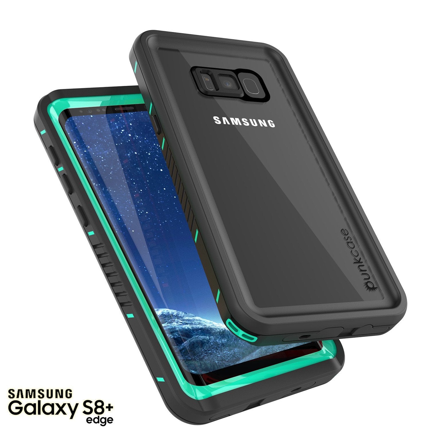 Galaxy S8 PLUS Waterproof Case, Punkcase [Extreme Series] [Slim Fit] [IP68 Certified] [Shockproof] [Snowproof] [Dirproof] Armor Cover W/ Built In Screen Protector for Samsung Galaxy S8+ [Teal] - PunkCase NZ