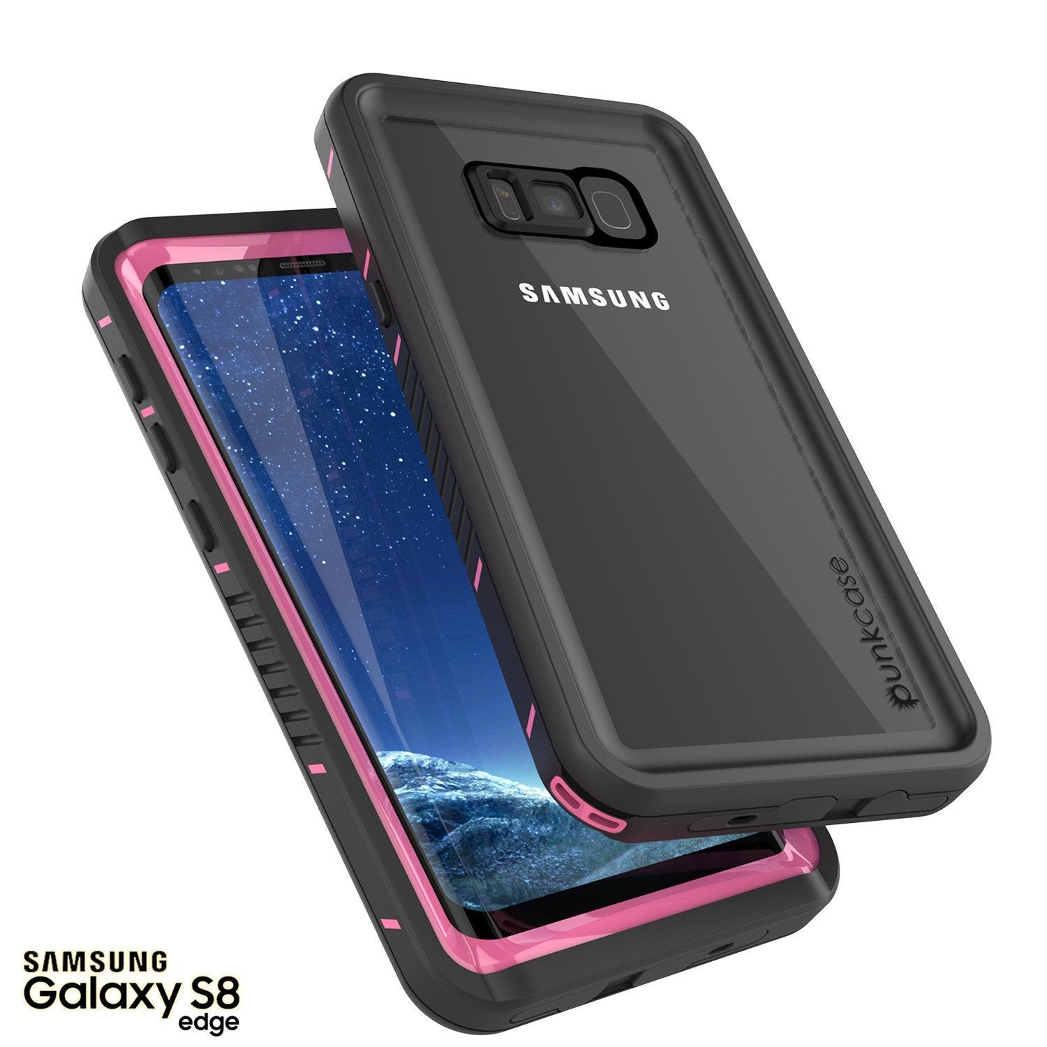 Galaxy S8 Waterproof Case, Punkcase [Extreme Series] [Slim Fit] [IP68 Certified] [Shockproof] [Snowproof] [Dirproof] Armor Cover W/ Built In Screen Protector for Samsung Galaxy S8 [Pink] - PunkCase NZ