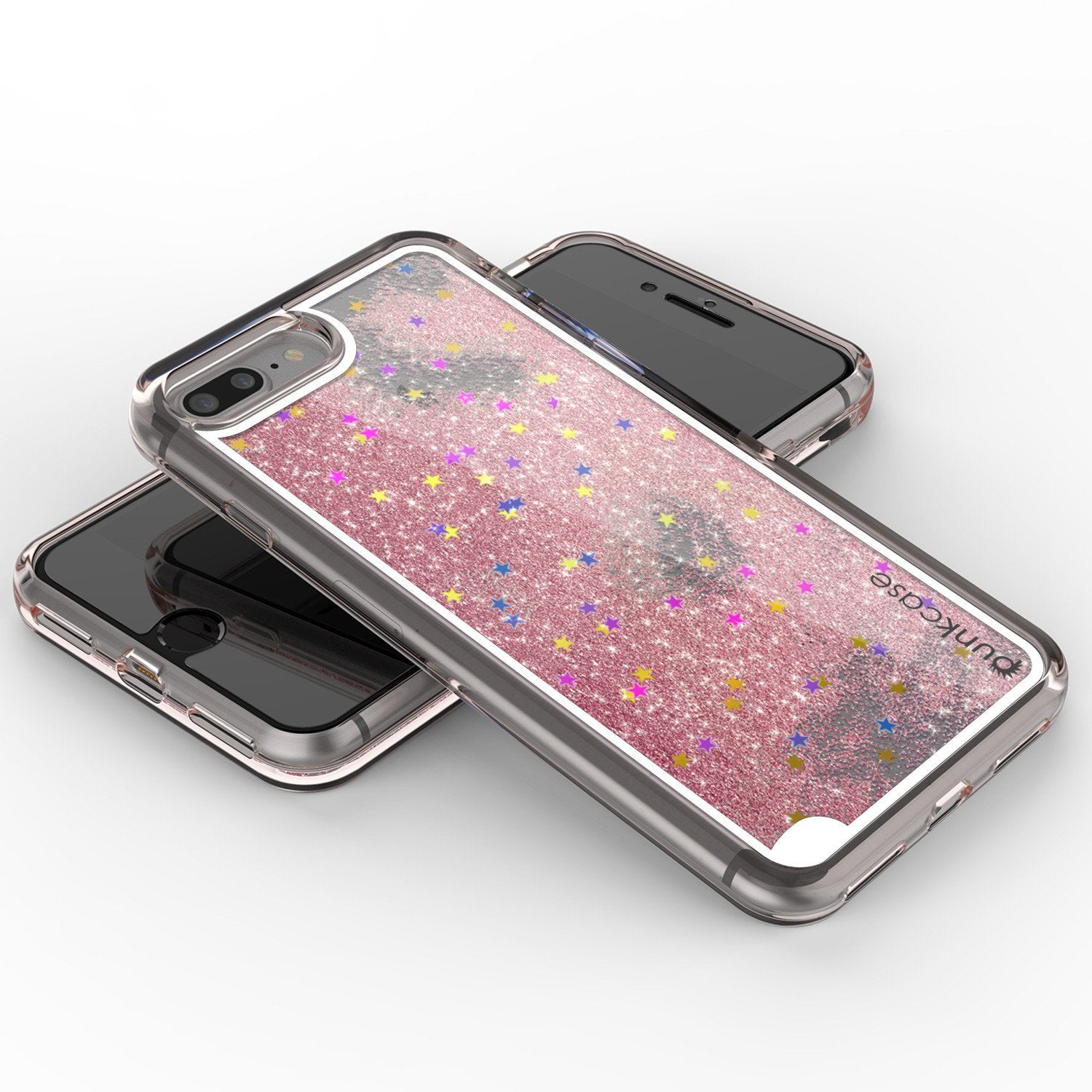iPhone 7+Plus Case, PunkCase LIQUID Rose Series, Protective Dual Layer Floating Glitter Cover - PunkCase NZ
