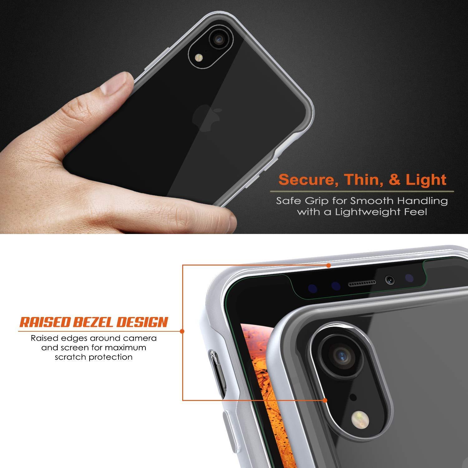 iPhone 11 Case, PUNKcase [LUCID 3.0 Series] [Slim Fit] Armor Cover w/ Integrated Screen Protector [Silver]
