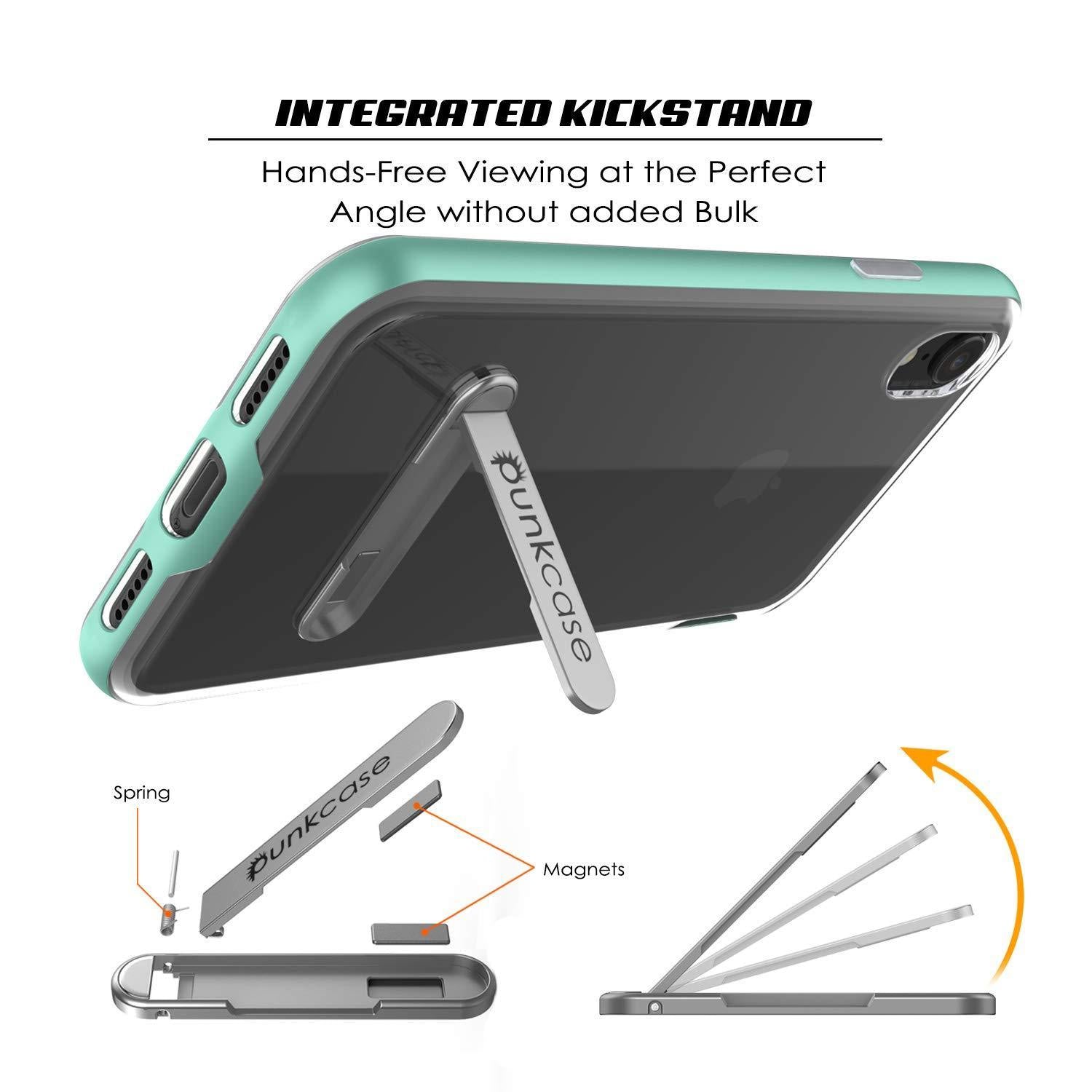 iPhone 11 Pro Max Case, PUNKcase [LUCID 3.0 Series] [Slim Fit] Armor Cover w/ Integrated Screen Protector [Teal]