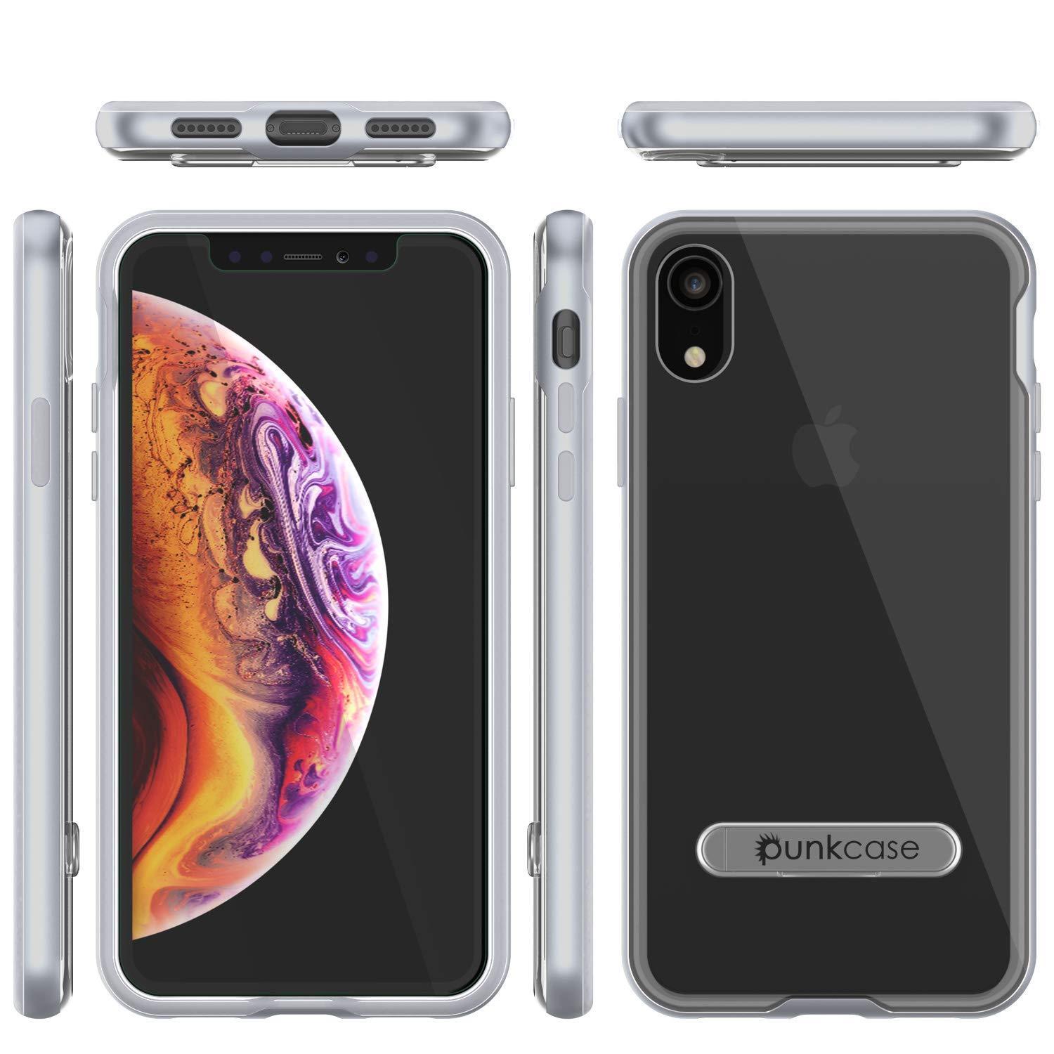 iPhone 11 Case, PUNKcase [LUCID 3.0 Series] [Slim Fit] Armor Cover w/ Integrated Screen Protector [Silver]