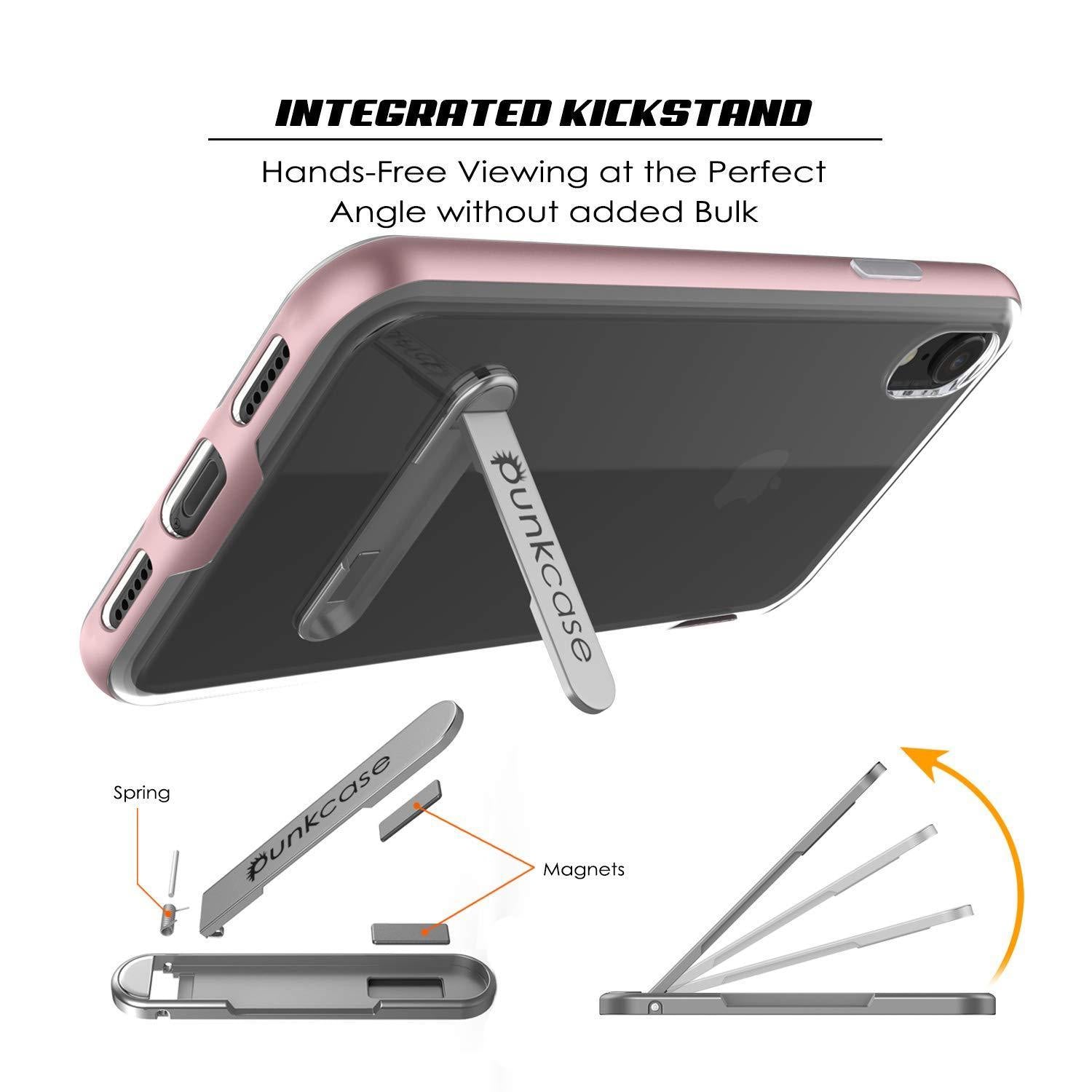 iPhone 11 Pro Max Case, PUNKcase [LUCID 3.0 Series] [Slim Fit] Armor Cover w/ Integrated Screen Protector [Rose Gold]