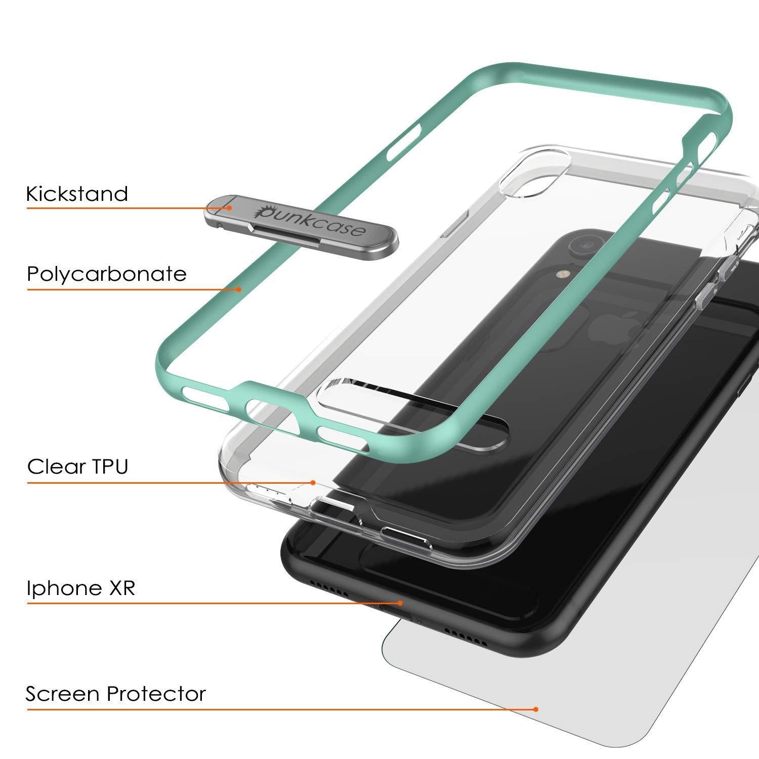 iPhone 11 Pro Max Case, PUNKcase [LUCID 3.0 Series] [Slim Fit] Armor Cover w/ Integrated Screen Protector [Teal]