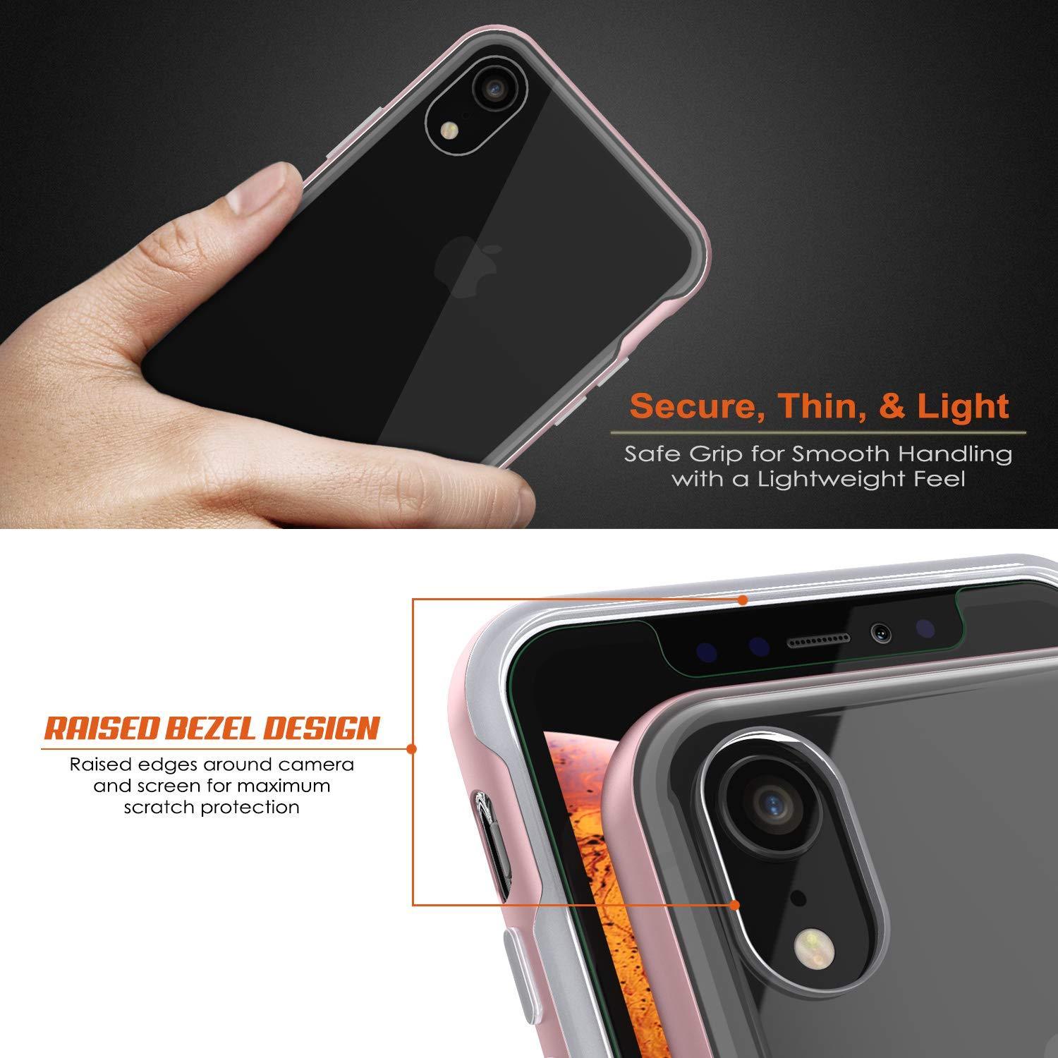 iPhone 11 Pro Max Case, PUNKcase [LUCID 3.0 Series] [Slim Fit] Armor Cover w/ Integrated Screen Protector [Rose Gold]