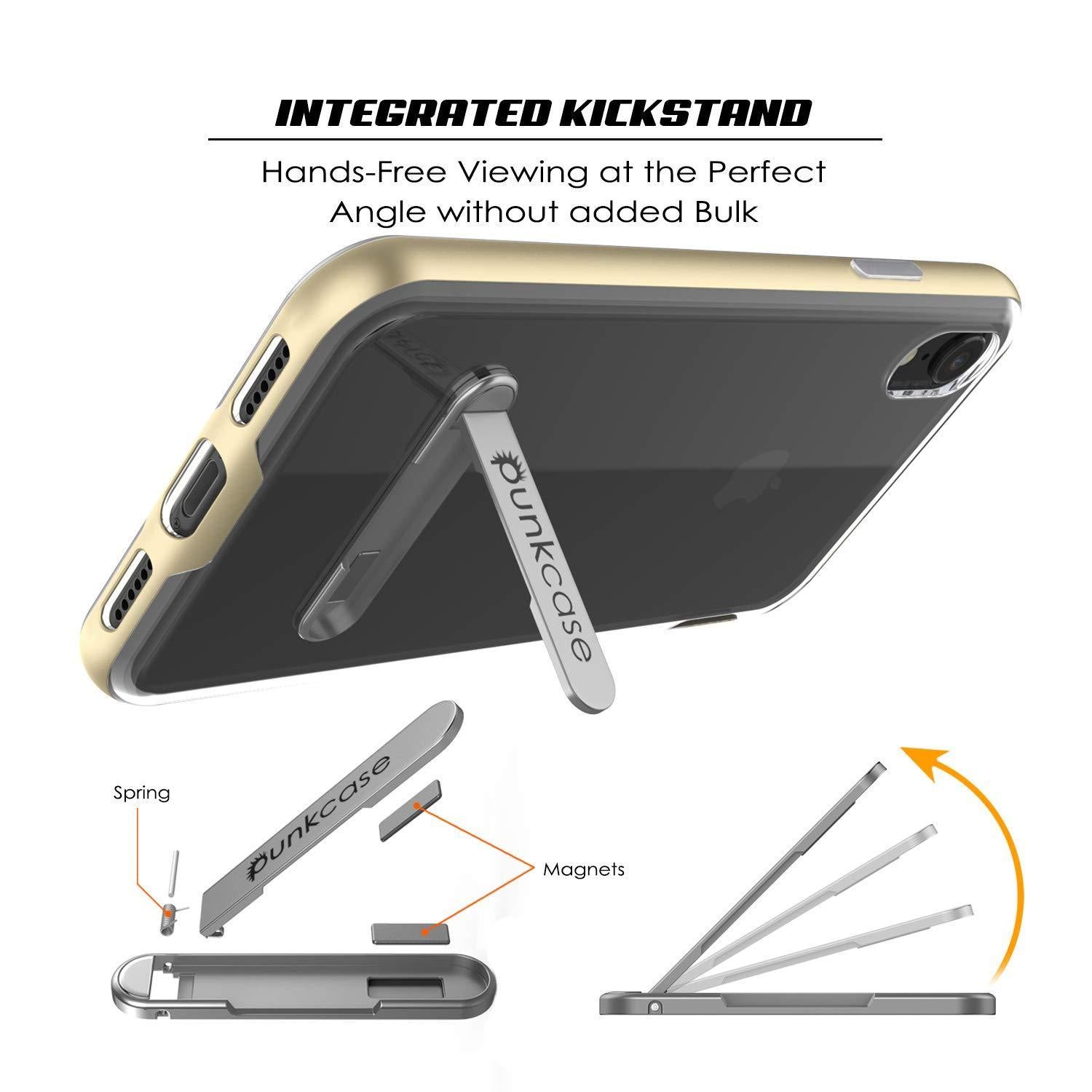 iPhone 11 Pro Max Case, PUNKcase [LUCID 3.0 Series] [Slim Fit] Armor Cover w/ Integrated Screen Protector [Gold]