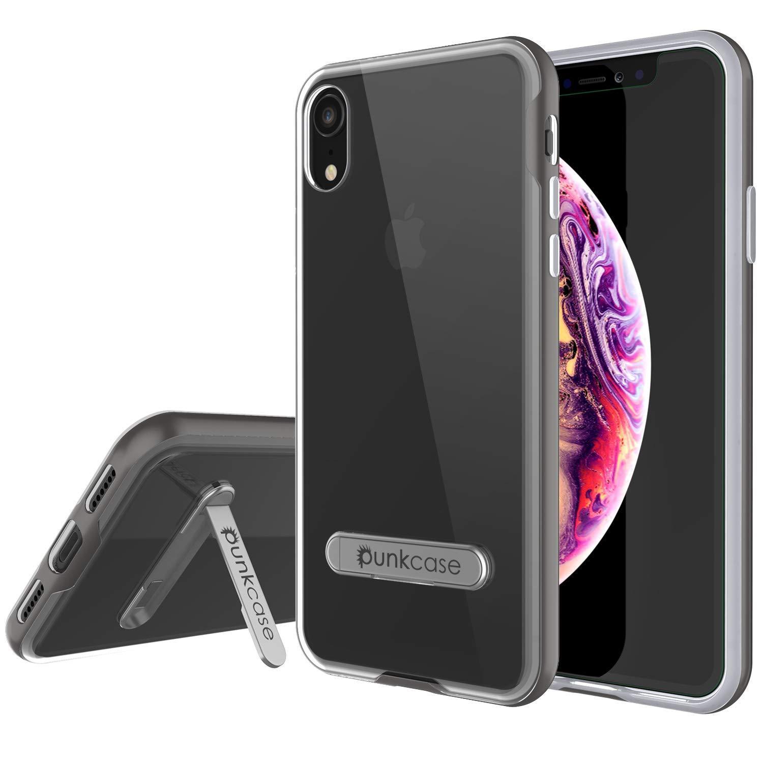 iPhone 11 Pro Case, PUNKcase [LUCID 3.0 Series] [Slim Fit] Armor Cover w/ Integrated Screen Protector [Grey]