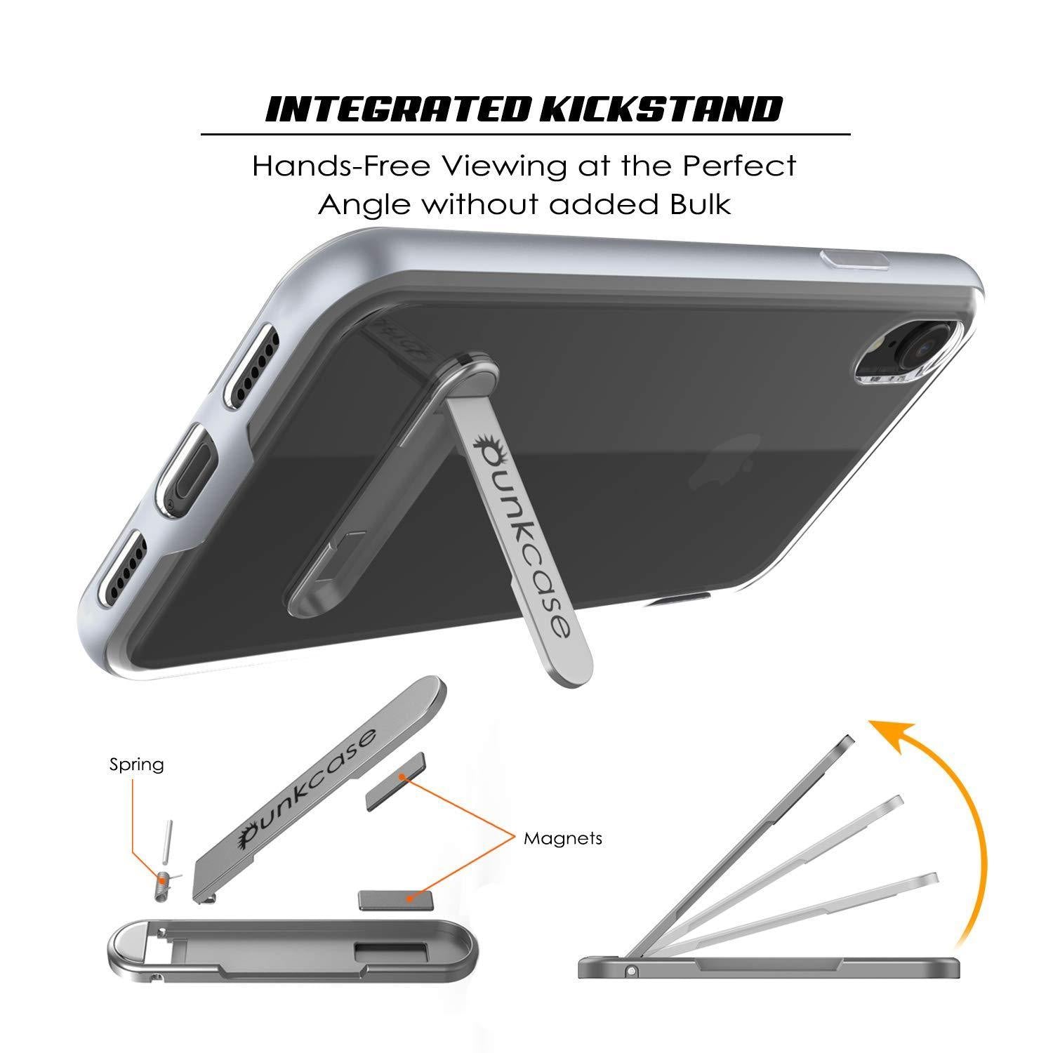 iPhone 11 Case, PUNKcase [LUCID 3.0 Series] [Slim Fit] Armor Cover w/ Integrated Screen Protector [Silver]