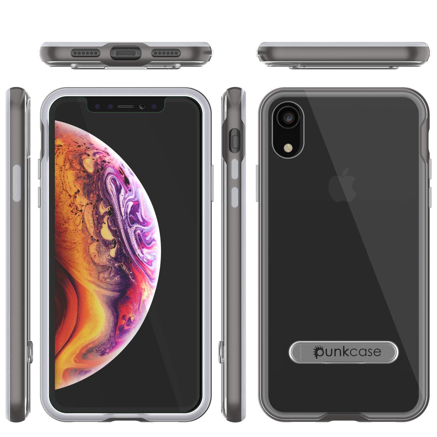 iPhone 11 Case, PUNKcase [LUCID 3.0 Series] [Slim Fit] Armor Cover w/ Integrated Screen Protector [Grey]
