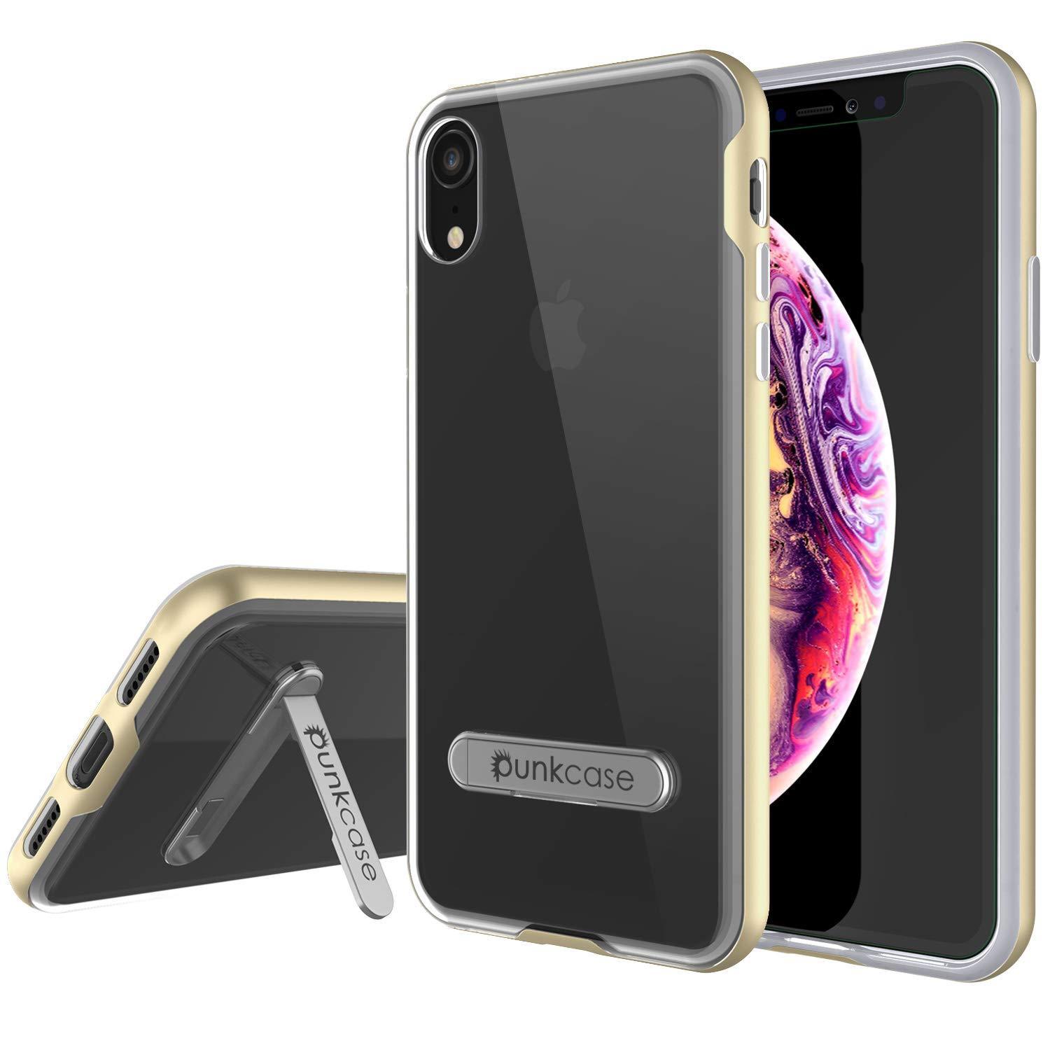 iPhone 11 Pro Max Case, PUNKcase [LUCID 3.0 Series] [Slim Fit] Armor Cover w/ Integrated Screen Protector [Gold]