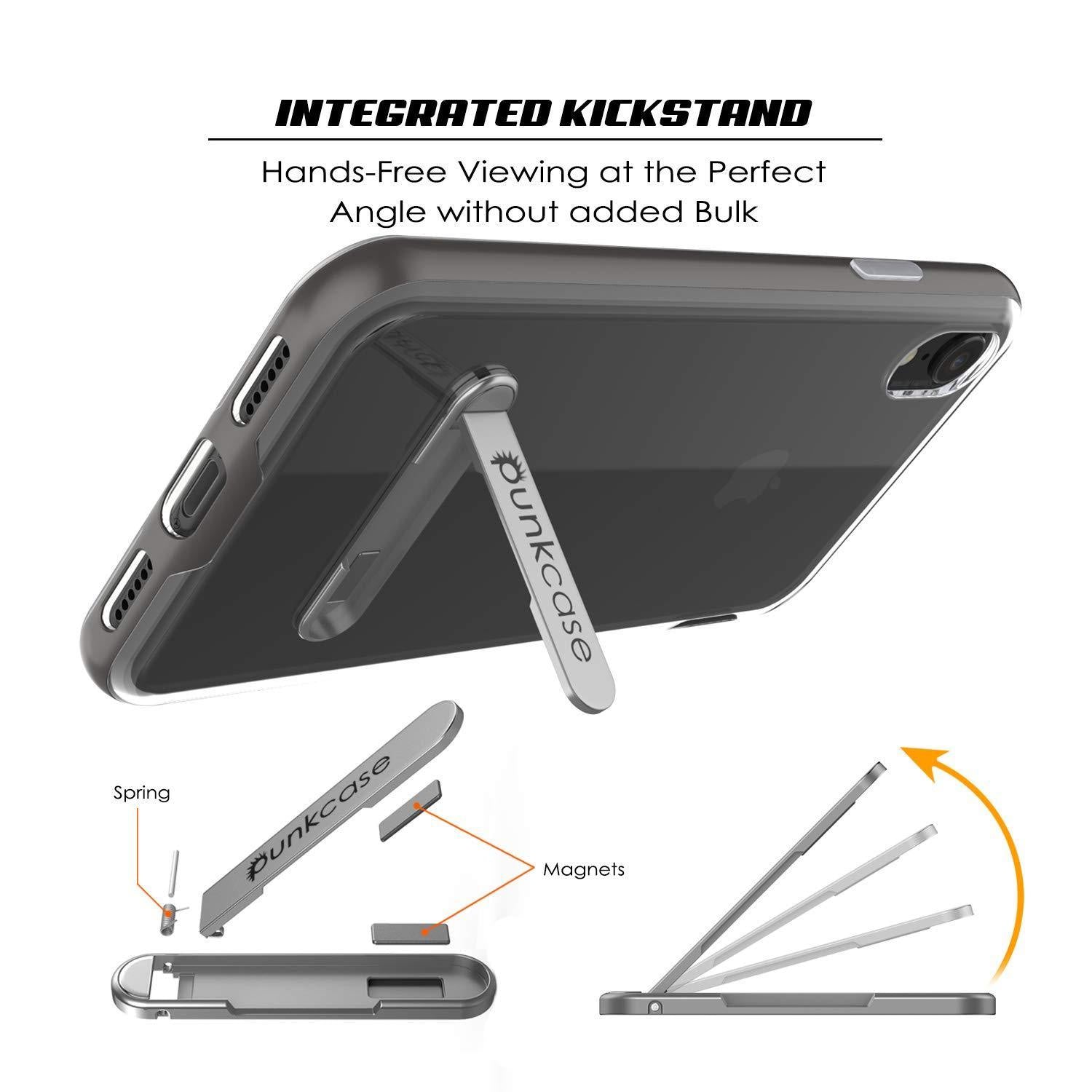 iPhone 11 Case, PUNKcase [LUCID 3.0 Series] [Slim Fit] Armor Cover w/ Integrated Screen Protector [Grey]