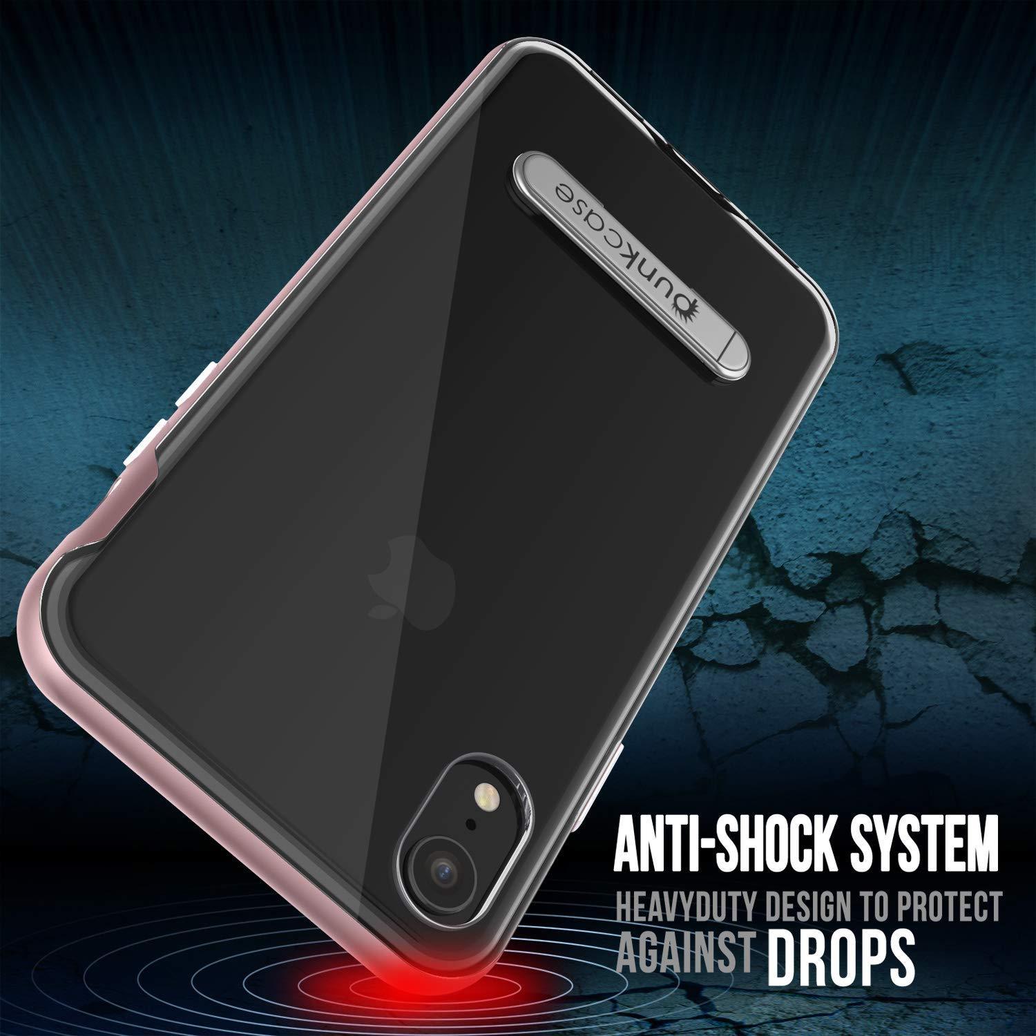 iPhone 11 Pro Max Case, PUNKcase [LUCID 3.0 Series] [Slim Fit] Armor Cover w/ Integrated Screen Protector [Rose Gold]